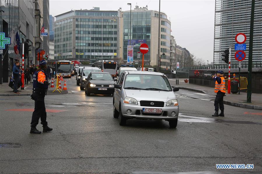 Some public transport resumed on Wednesday in Brussels except Metro systems. 