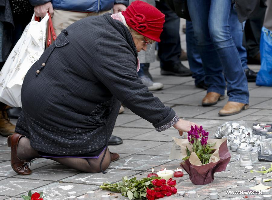 BELGIUM-BRUSSELS-EXPLOSION-MOURN