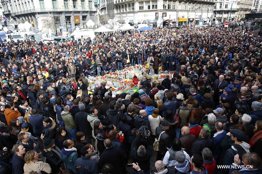 BELGIUM-BRUSSELS-EXPLOSION-MOURN