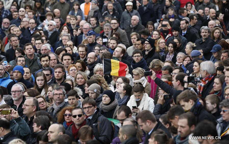 BELGIUM-BRUSSELS-EXPLOSION-MOURN