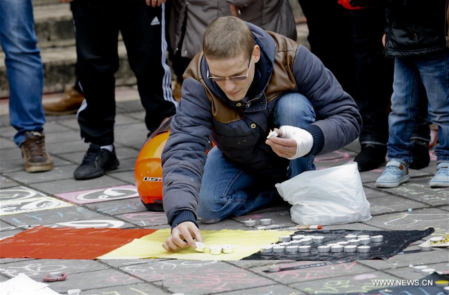 BELGIUM-BRUSSELS-EXPLOSION-MOURN