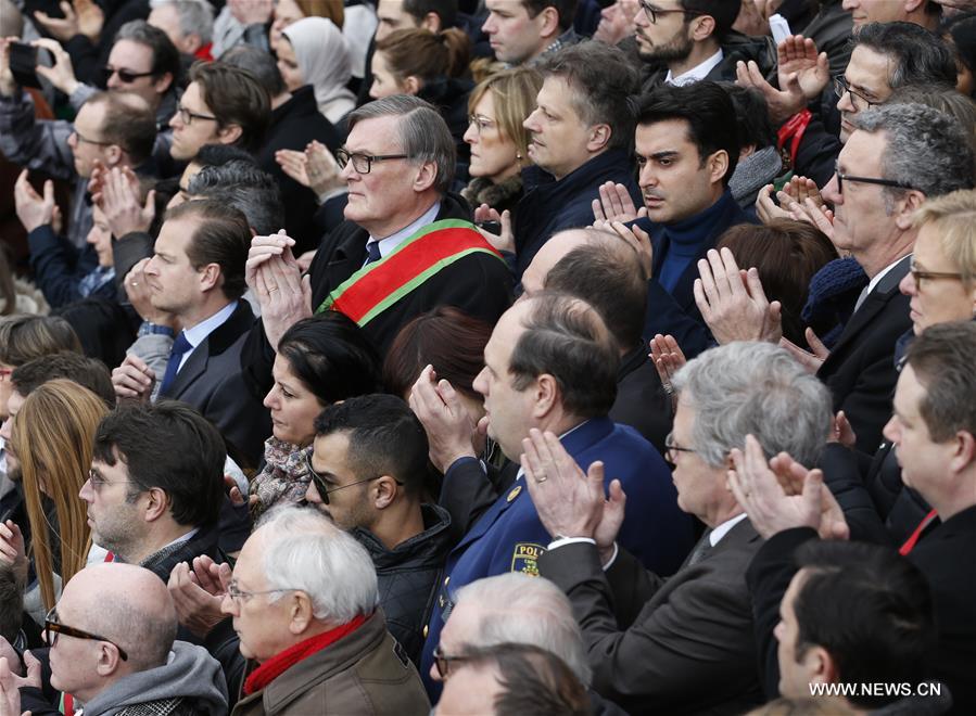 BELGIUM-BRUSSELS-EXPLOSION-MOURN