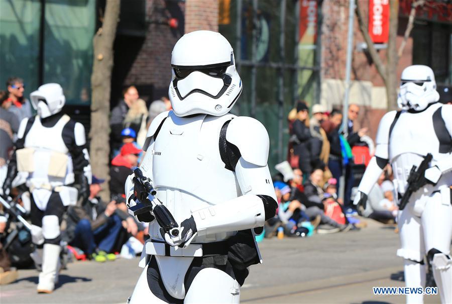 2016 Toronto Beaches Lions Easter Parade in Toronto, Canada, March 27, 2016