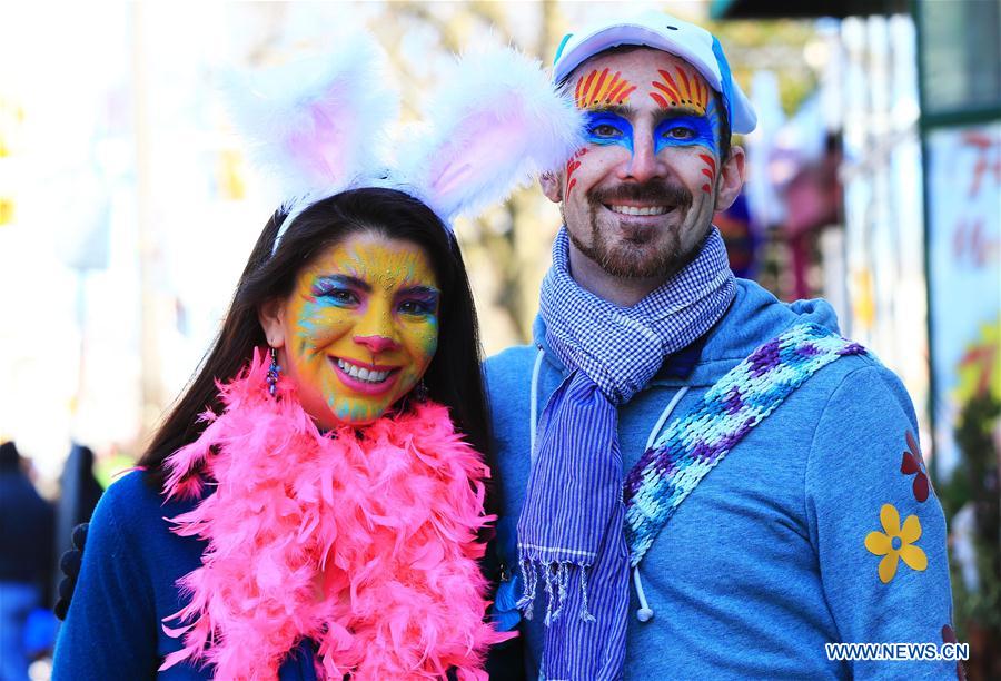 2016 Toronto Beaches Lions Easter Parade in Toronto, Canada, March 27, 2016