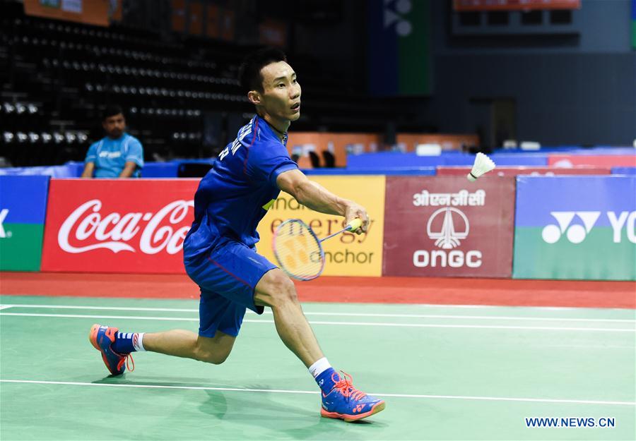 Lee Chong Wei wins Kazumasa Sakai at 2016 BWF India Open Badminton