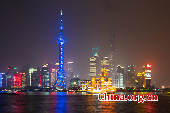 Shanghai, one of the 'top 10 richest Chinese cities' by China.org.cn.