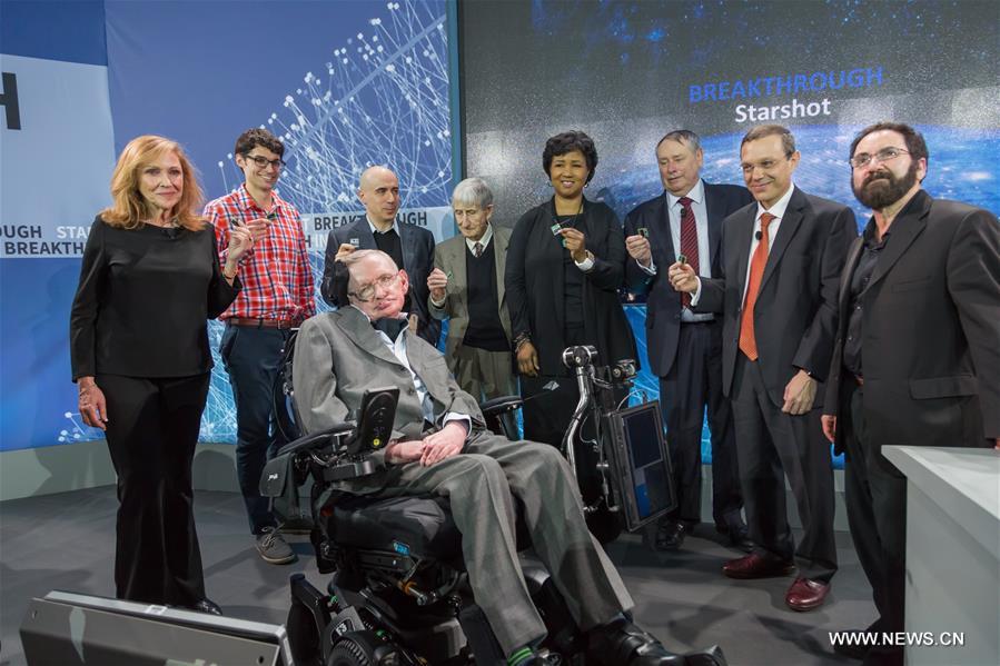 U.S.-NEW YORK- STEPHEN HAWKING-STARSHOT PROJECT