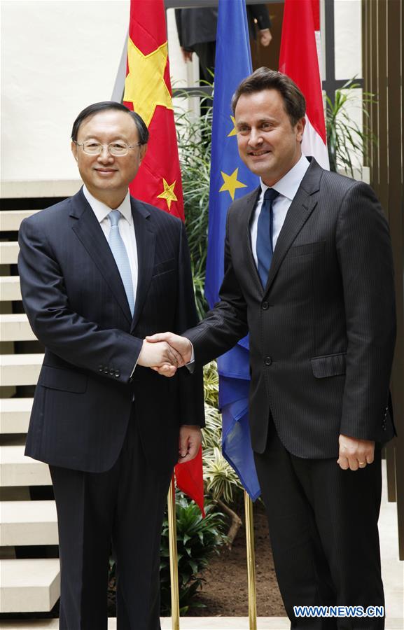LUXEMBOURG-CHINA-YANG JIECHI-VISIT