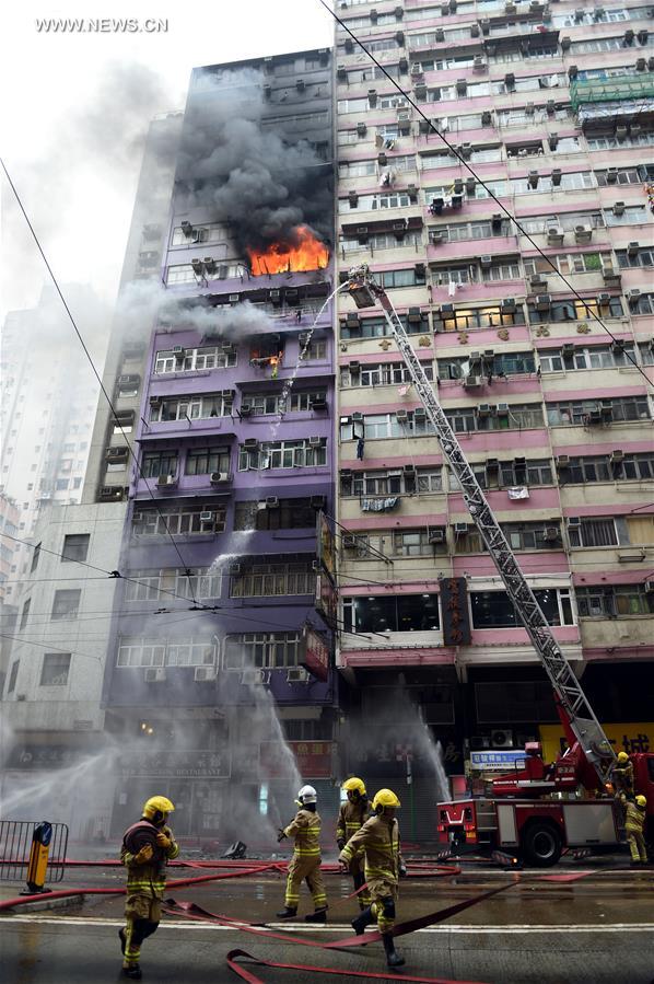 CHINA-HONG KONG-FIRE ACCIDENT (CN)