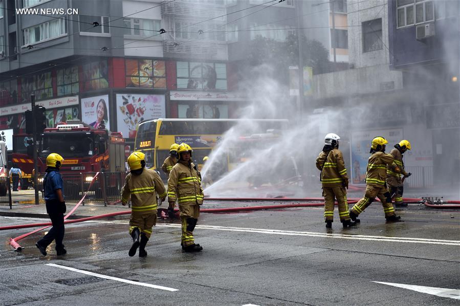 CHINA-HONG KONG-FIRE ACCIDENT (CN)