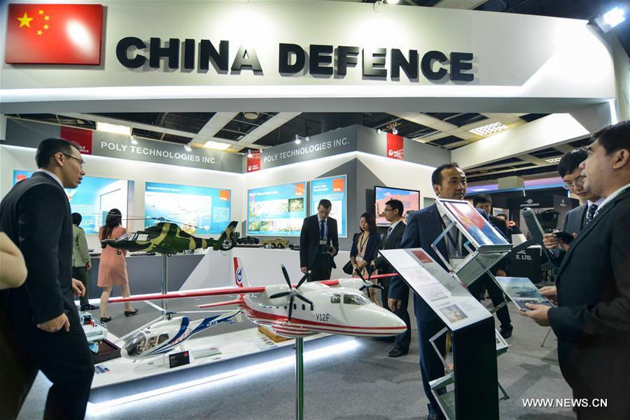  Three Chinese companies, Poly Technologies, China National Precision Machinery Import and Export Corporation (CPMIEC) and CETC International joined the Airbus and BAE systems in the 2016 Defence Services Asia (DSA) exhibition held in the Malaysian capital this week