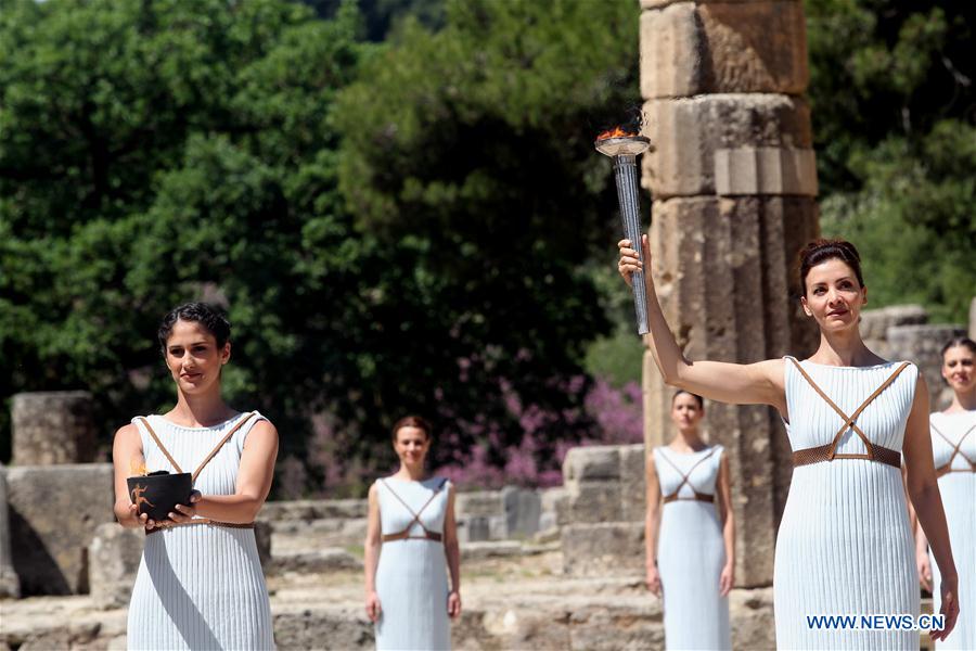(SP)GREECE-ACIENT OLYMPIA-DRESS REHEARSAL