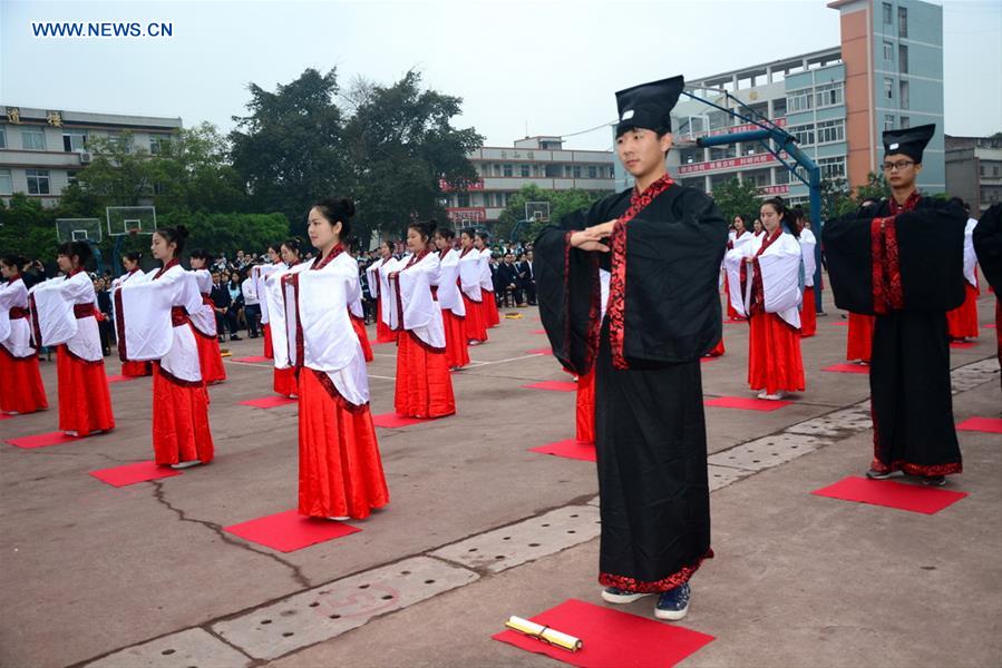 #CHINA-SICHUAN-NEIJIANG-COMING-OF-AGE CEREMONY (CN)