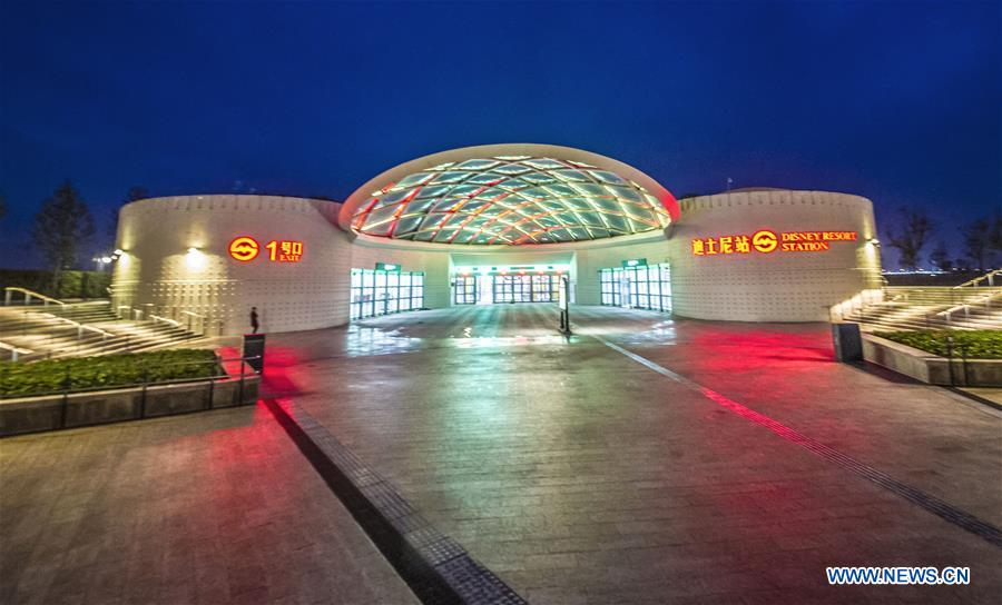 #CHINA-SHANGHAI-DISNEY SUBWAY STATION-TRIAL OPERATION(CN)