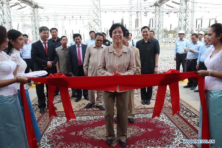 CAMBODIA-KANDAL-CHINA-FUNDED POWER TRANSMISSION SYSTEM-INAUGURATION 