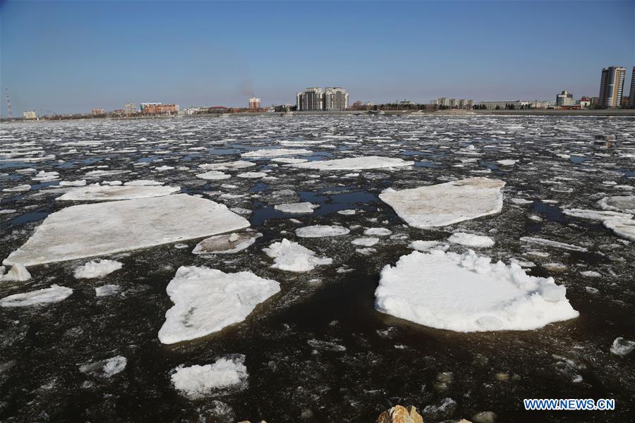 #CHINA-HEILONGJIANG-HEIHE RIVER-ICE FLOE (CN)