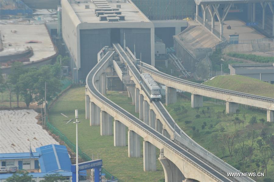 CHINA-CHANGSHA-MAGLEV LINE-TRIAL OPERATION (CN) 