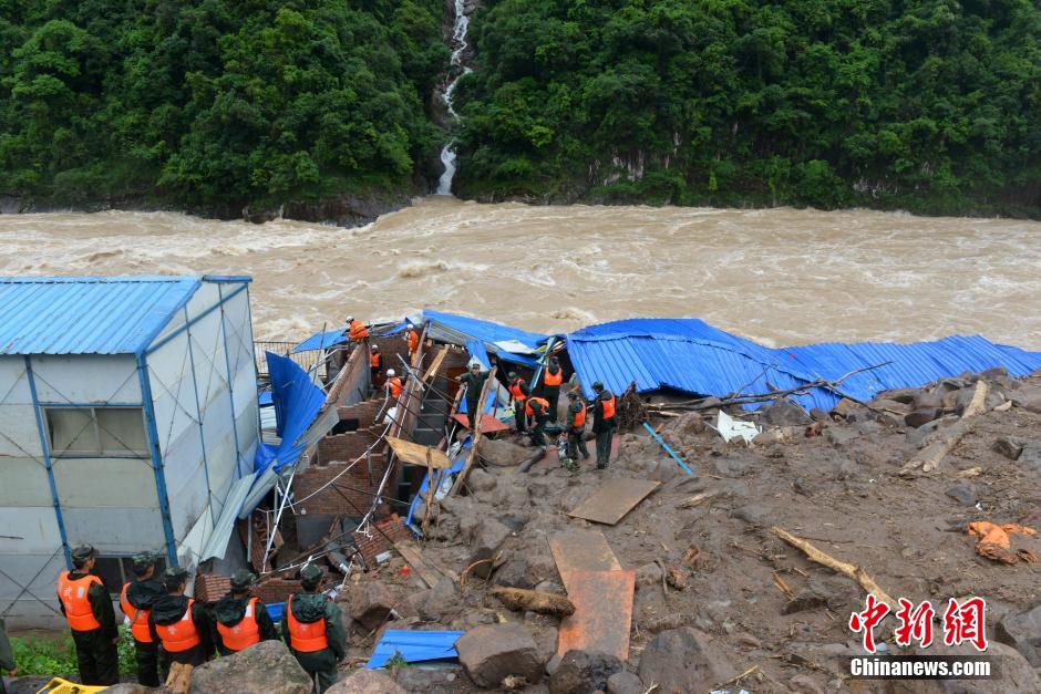 直击福建泰宁泥石流灾害现场