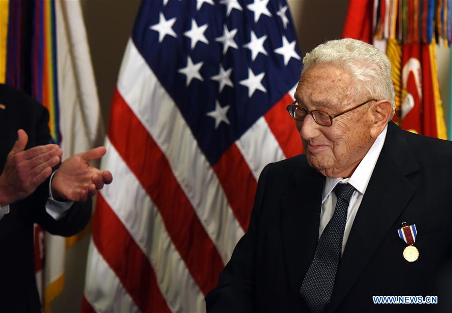 U.S.-WASHINGTON D.C.-PENTAGON-KISSINGER-AWARD