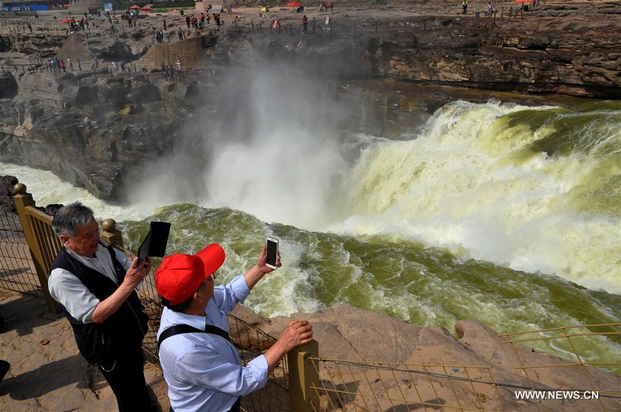 #CHINA-YELLOW RIVER-HUKOU WATERFALL-CLEAR WATER(CN)