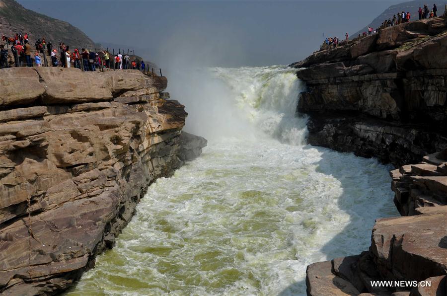 #CHINA-YELLOW RIVER-HUKOU WATERFALL-CLEAR WATER(CN)