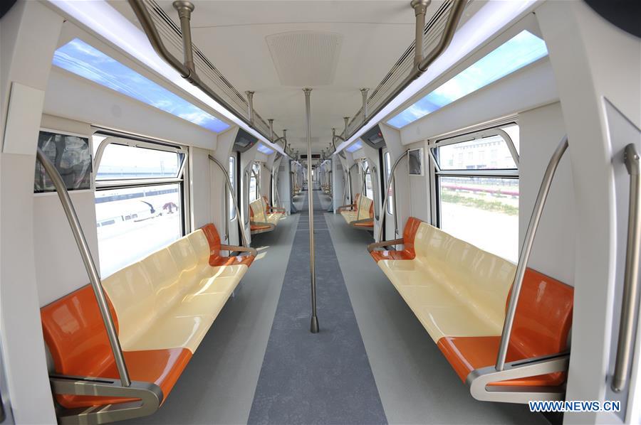 #CHINA-QINGDAO-PERMANENT MAGNET STRADDLED MONORAIL VEHICLE (CN)