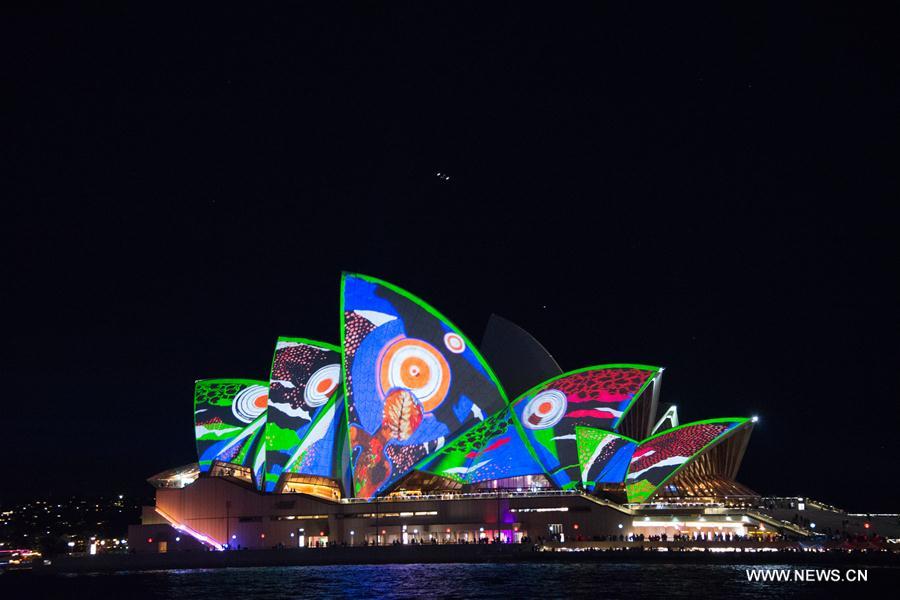 AUSTRALIA-SYDNEY-VIVID SYDNEY LIGHT SHOW