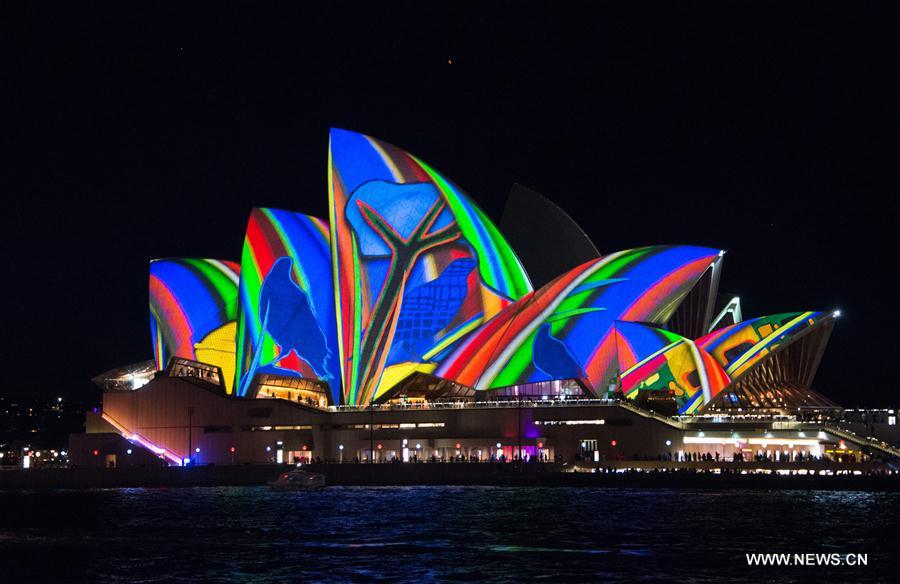 AUSTRALIA-SYDNEY-VIVID SYDNEY LIGHT SHOW