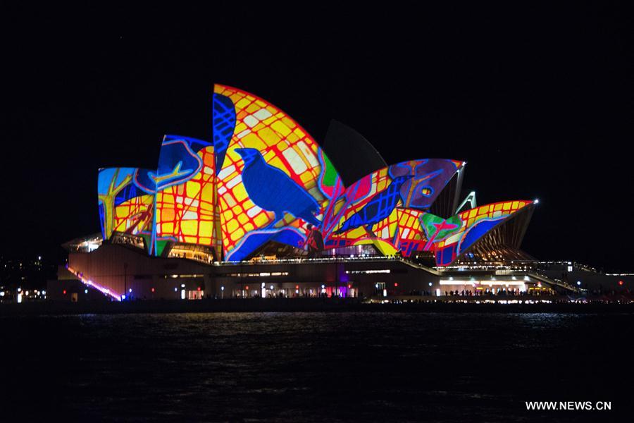 AUSTRALIA-SYDNEY-VIVID SYDNEY LIGHT SHOW