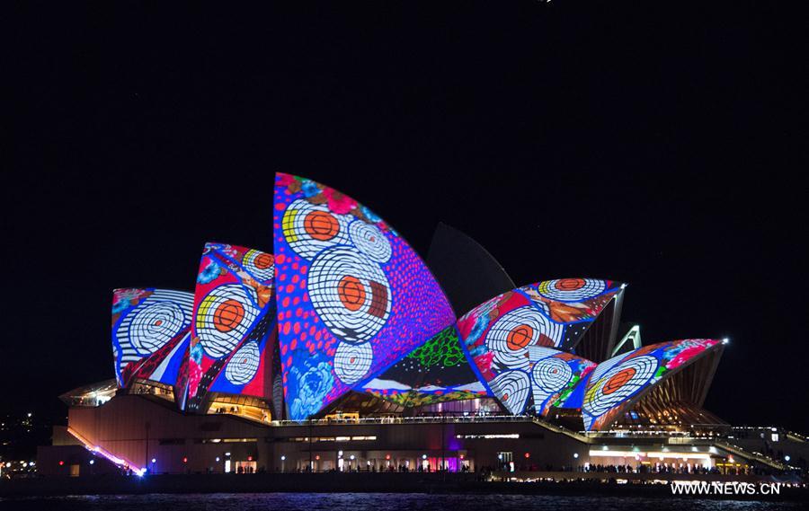 AUSTRALIA-SYDNEY-VIVID SYDNEY LIGHT SHOW