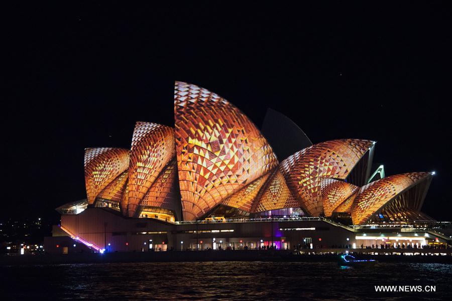 AUSTRALIA-SYDNEY-VIVID SYDNEY LIGHT SHOW