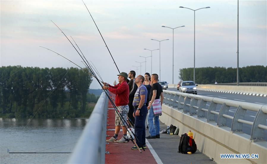 SERBIA-BELGRADE-ONE BELT ONE ROAD-PUPIN BRIDGE