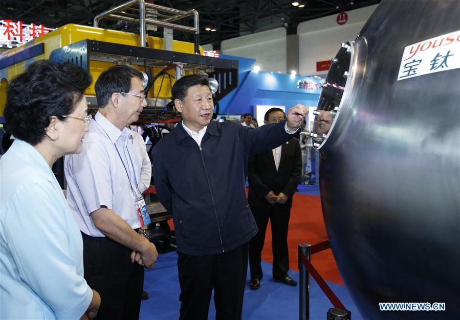 CHINA-BEIJING-XI JINPING-SCI-TECH INNOVATION EXHIBITION (CN)