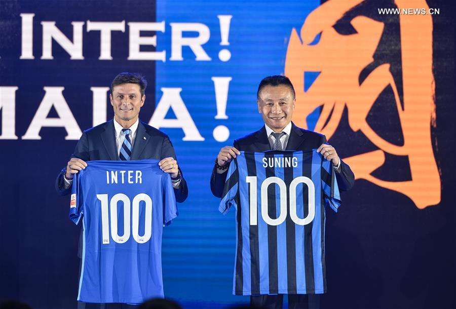 (SP)CHINA-NANJING-SOCCER-SUNING-INTER MILAN(CN)