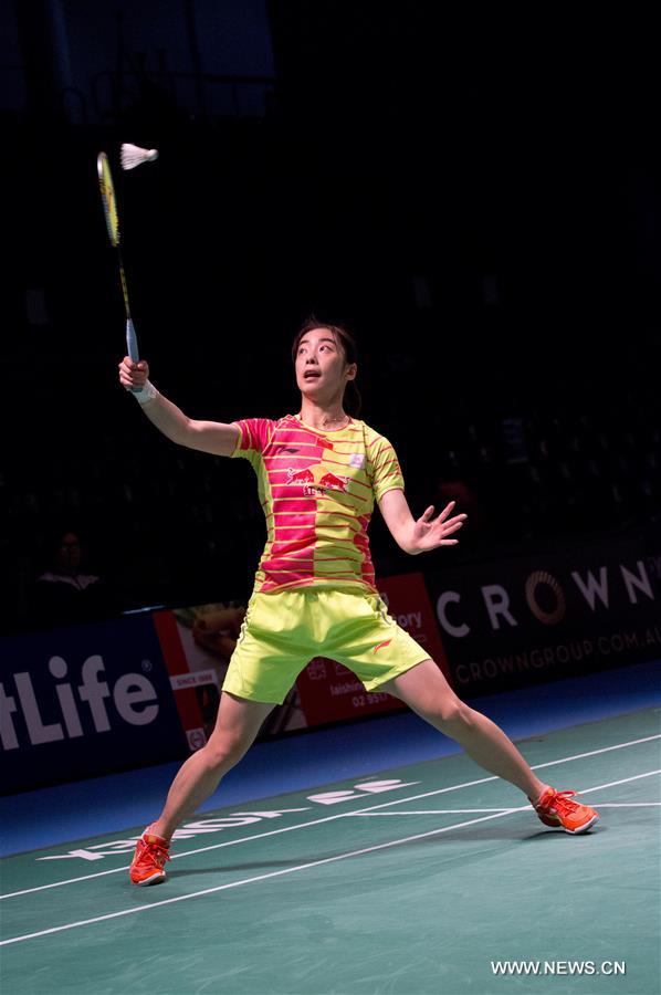(WORLD SECTION) AUSTRALIA-SYDNEY-AUSTRALIAN BADMINTON OPEN-WANG SHIXIAN