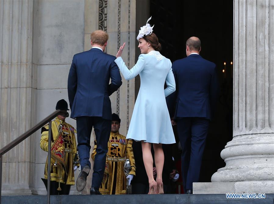 BRITAIN-LONDON-ROYAL-NATIONAL SERVICE OF THANKSGIVING