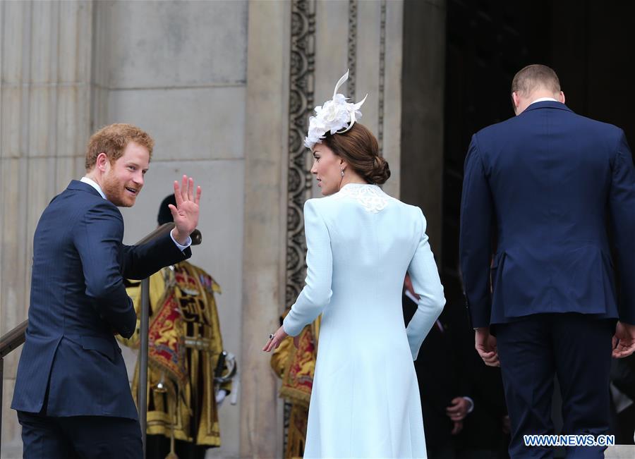 BRITAIN-LONDON-ROYAL-NATIONAL SERVICE OF THANKSGIVING