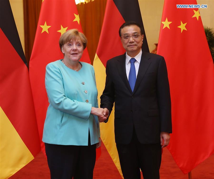 CHINA-BEIJING-LI KEQIANG-MERKEL-TALKS (CN)