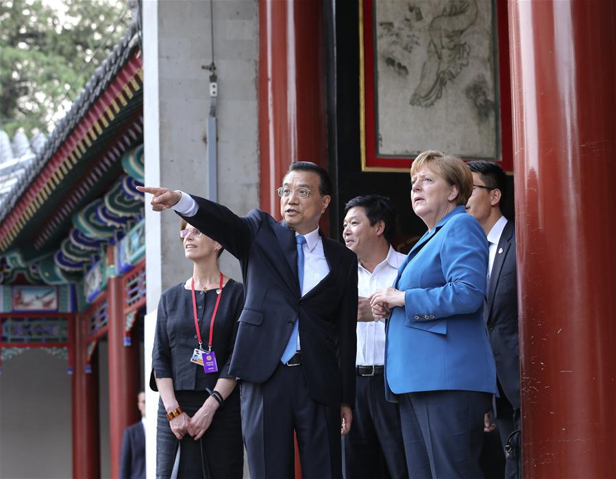 CHINA-BEIJING-LI KEQIANG-MERKEL-MEETING(CN)