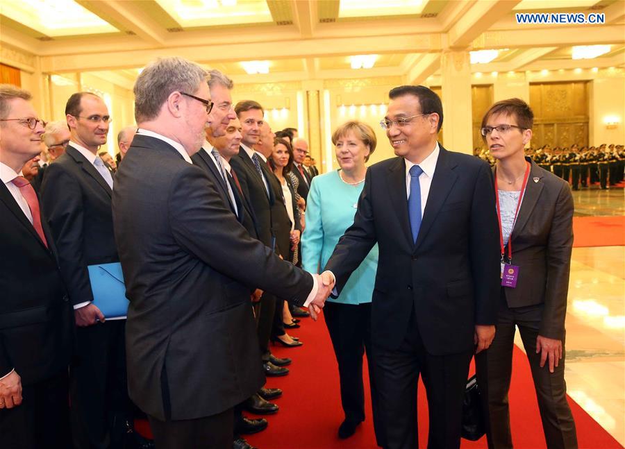 CHINA-BEIJING-LI KEQIANG-MERKEL-TALKS (CN)