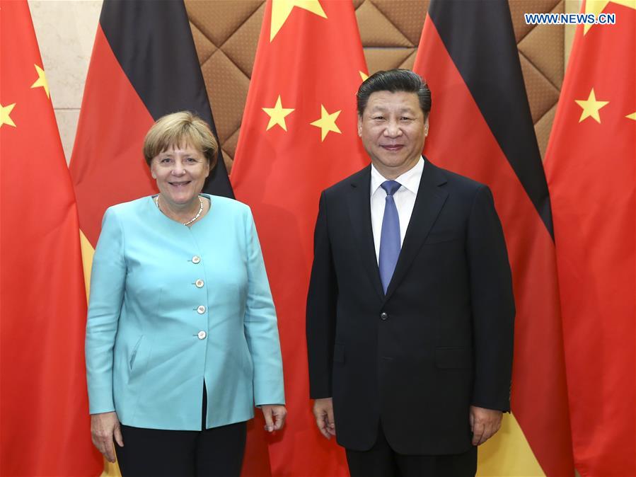 CHINA-BEIJING-XI JINPING-MERKEL-MEETING (CN)