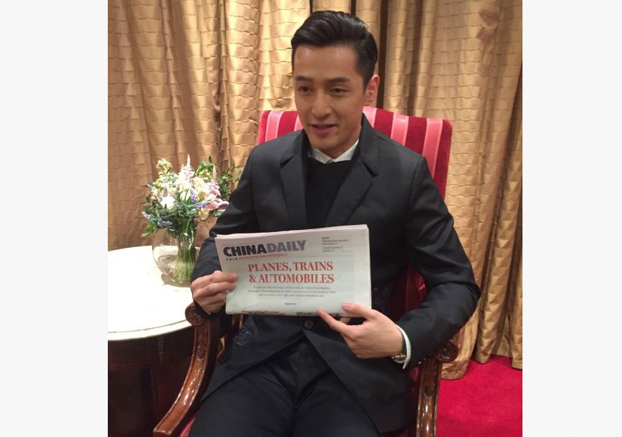 Actor Hu Ge takes Shanghai to the world