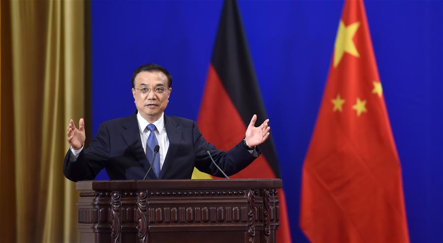 CHINA-BEIJING-LI KEQIANG-GERMANY-MERKEL-FORUM (CN)