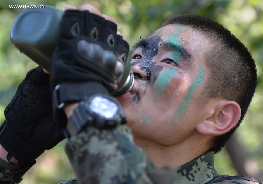 CHINA-SHANDONG-ARMED POLICE-TRAINING (CN)