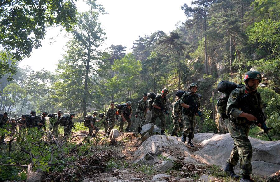 CHINA-SHANDONG-ARMED POLICE-TRAINING (CN)