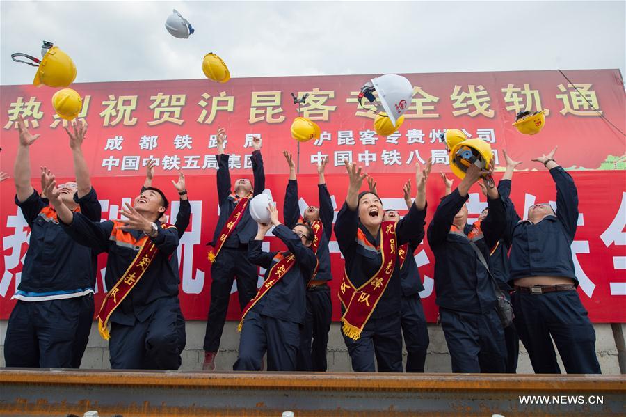 CHINA-GUIZHOU-HIGH-SPEED RAILWAY-CONSTRUCTION (CN)