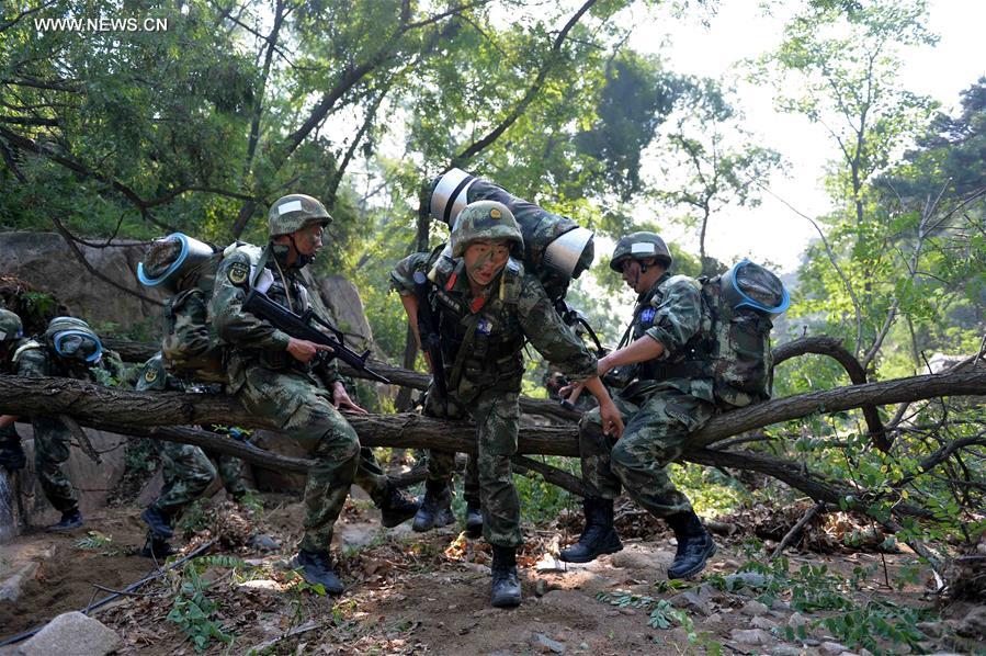 CHINA-SHANDONG-ARMED POLICE-TRAINING (CN)