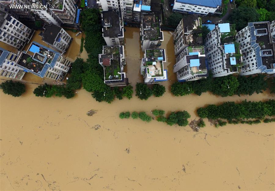 CHINA-LIUZHOU-LIUJIANG RIVER-FLOOD PEAK (CN)