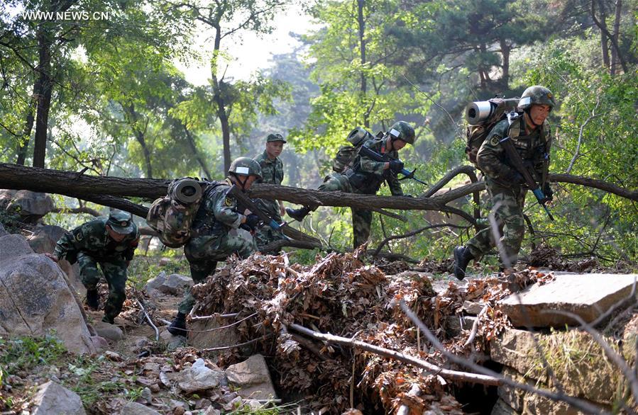 CHINA-SHANDONG-ARMED POLICE-TRAINING (CN)