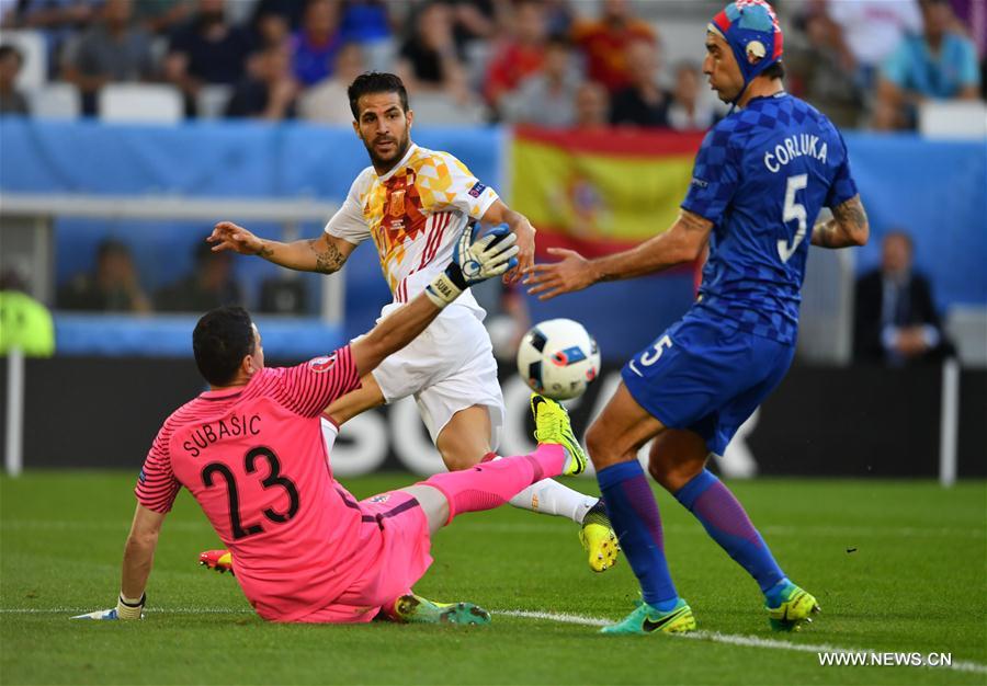 (SP)FRANCE-BORDEAUX-SOCCER-EURO 2016-GROUP D-SPAIN VS CROATIA